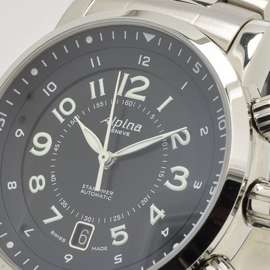 Swiss Luxury Alpina Watch Startimer detail photo